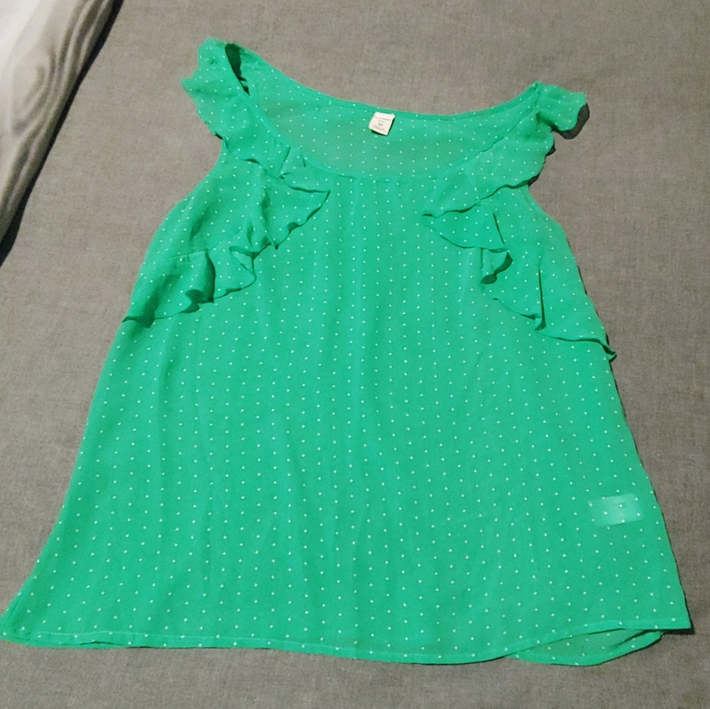 Old Navy Kelly Green Blouse